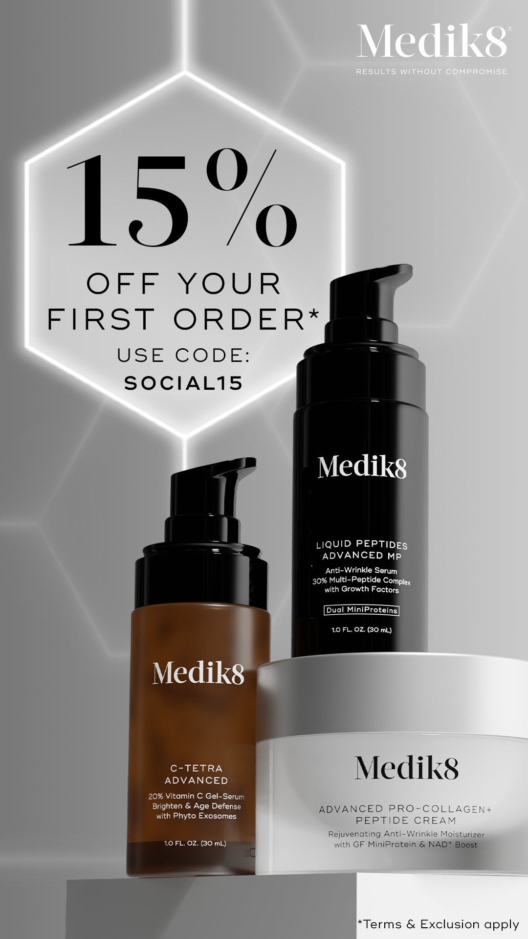 Medik8 Facebook ad