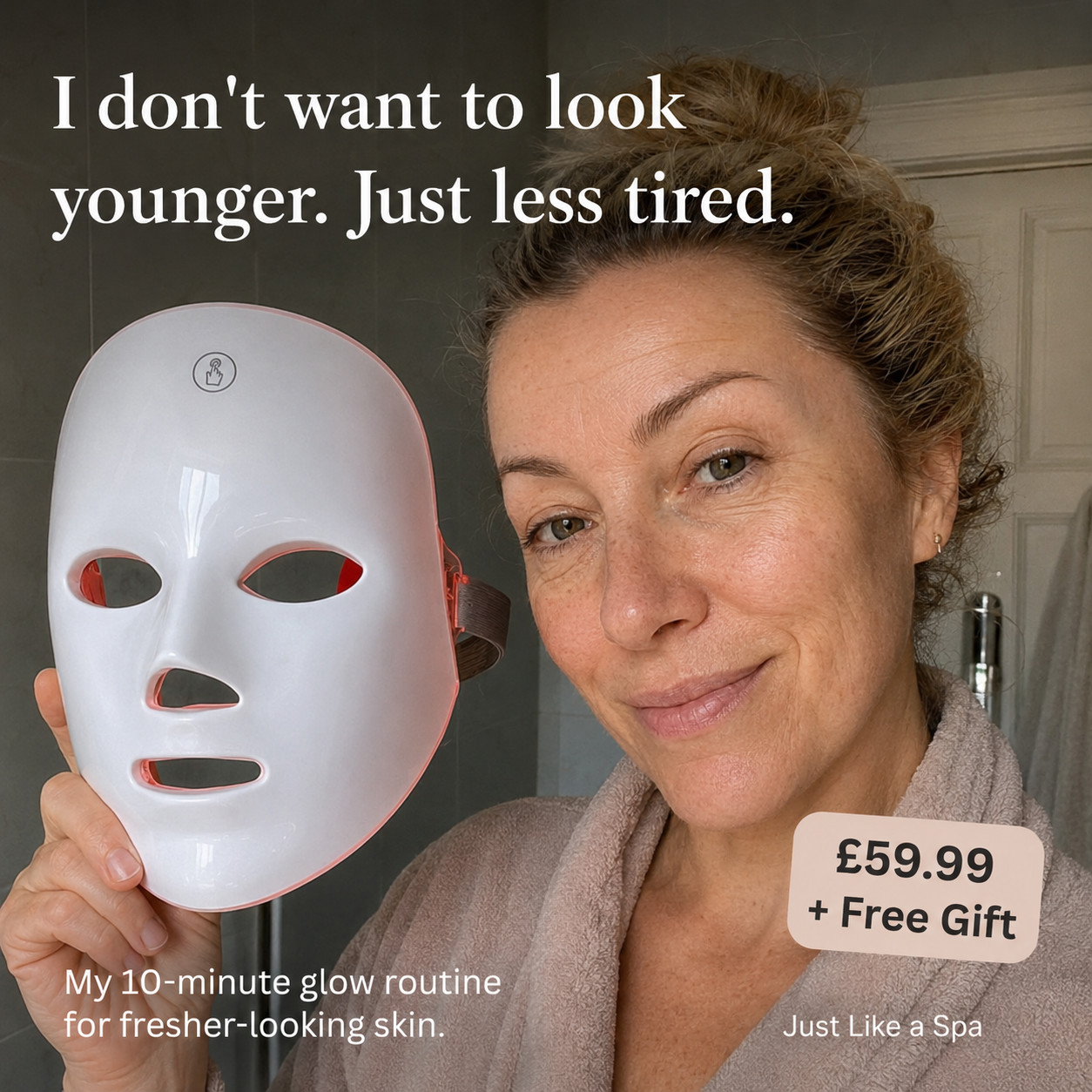 Just Like a Spa Facebook ad: Look Fresher in 10 Minutes