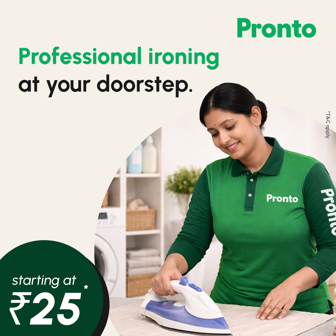 Pronto - India's 10 Minute Home Services App Facebook ad