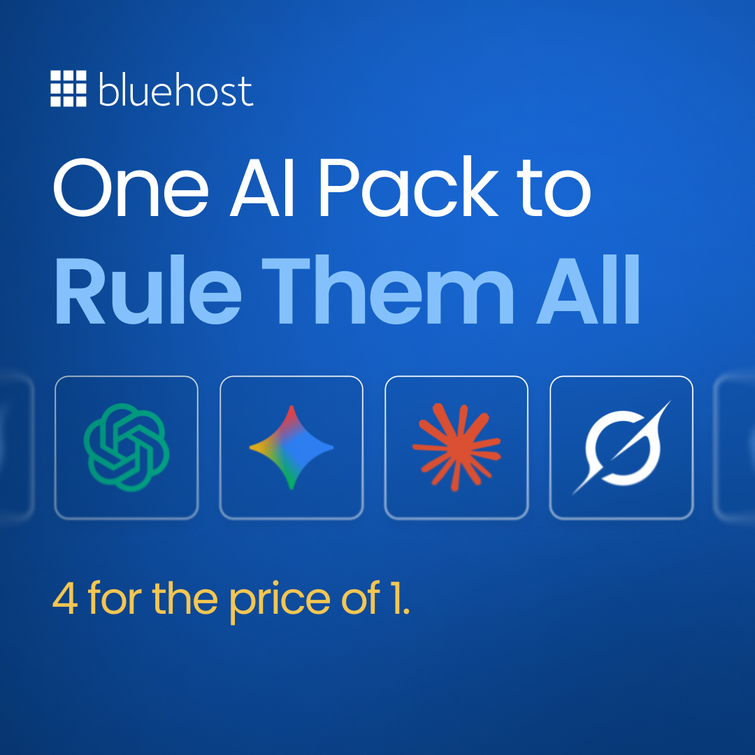 Bluehost Facebook ad