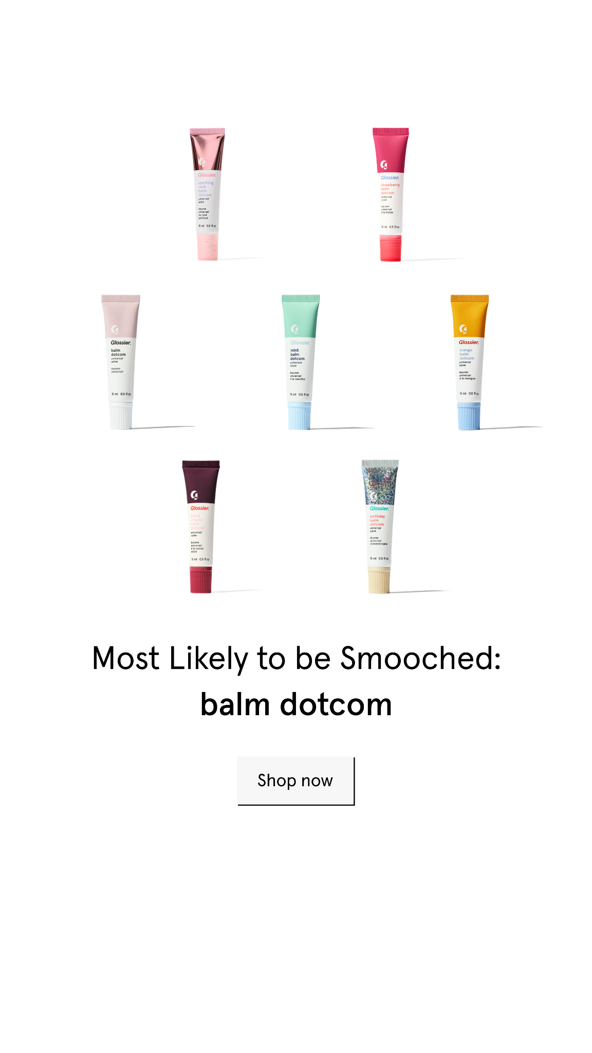 Glossier Facebook ad