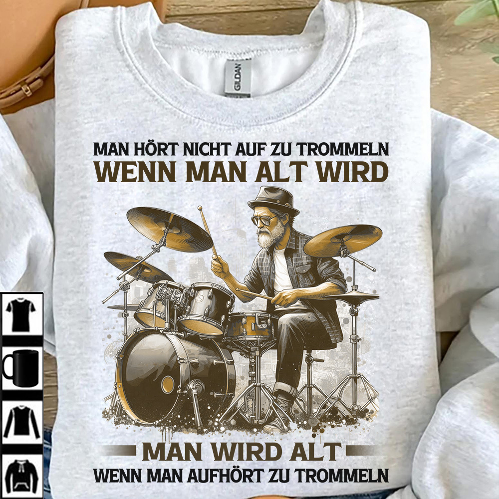 Shirt & More Facebook ad: drum-dont-stop-ger-2002