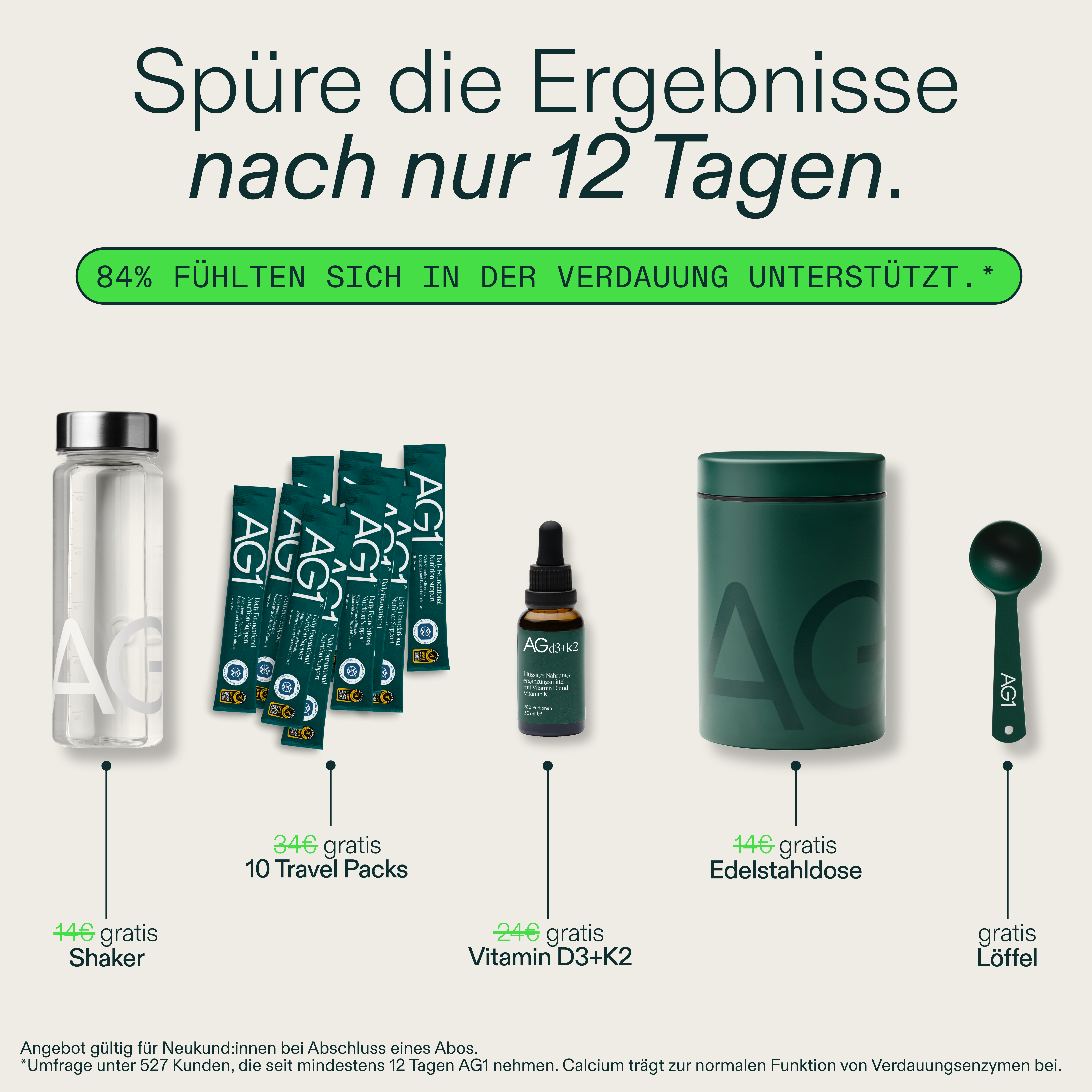 AG1 Deutschland Facebook ad