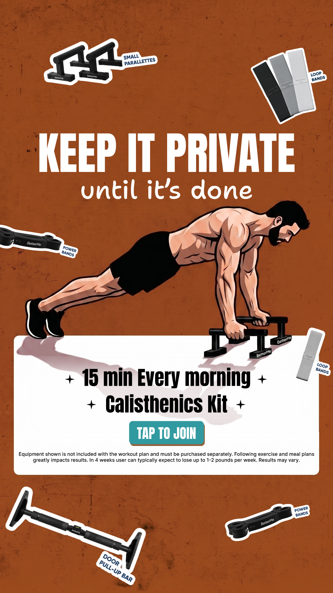 BetterMe Men Facebook ad