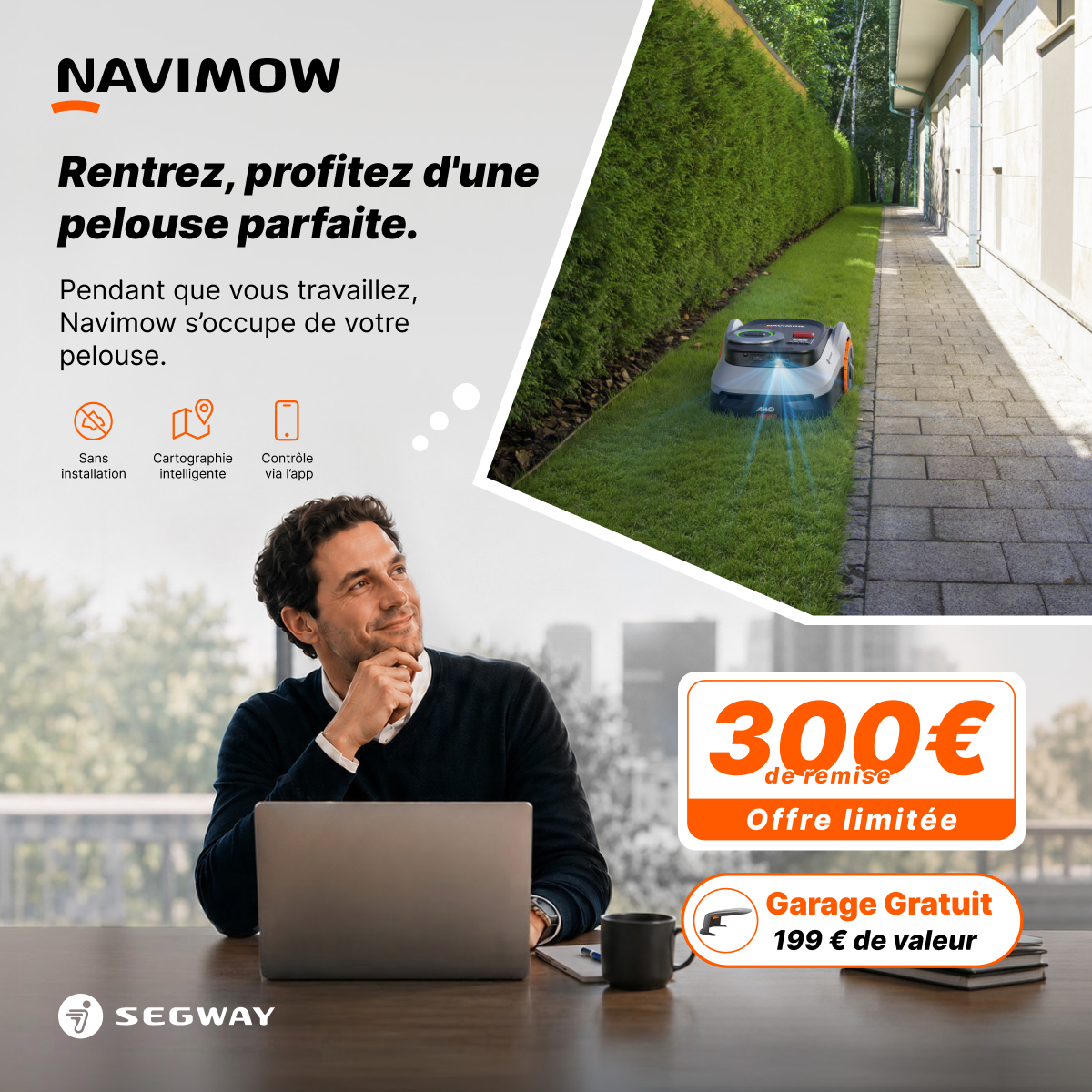 Segway Navimow FR Facebook ad