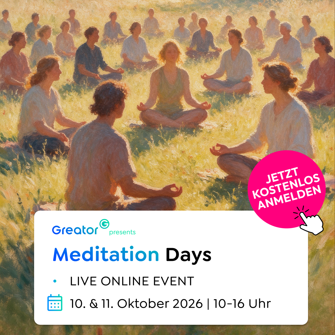 Greator Facebook ad: Kostenlos: 10. + 11. Oktober live