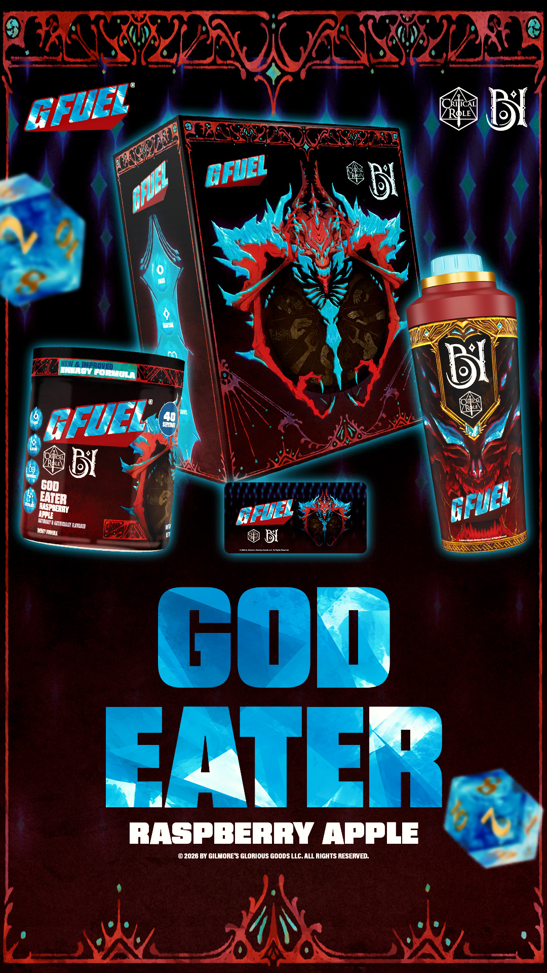 G FUEL Facebook ad: God Eater Collector’s Box