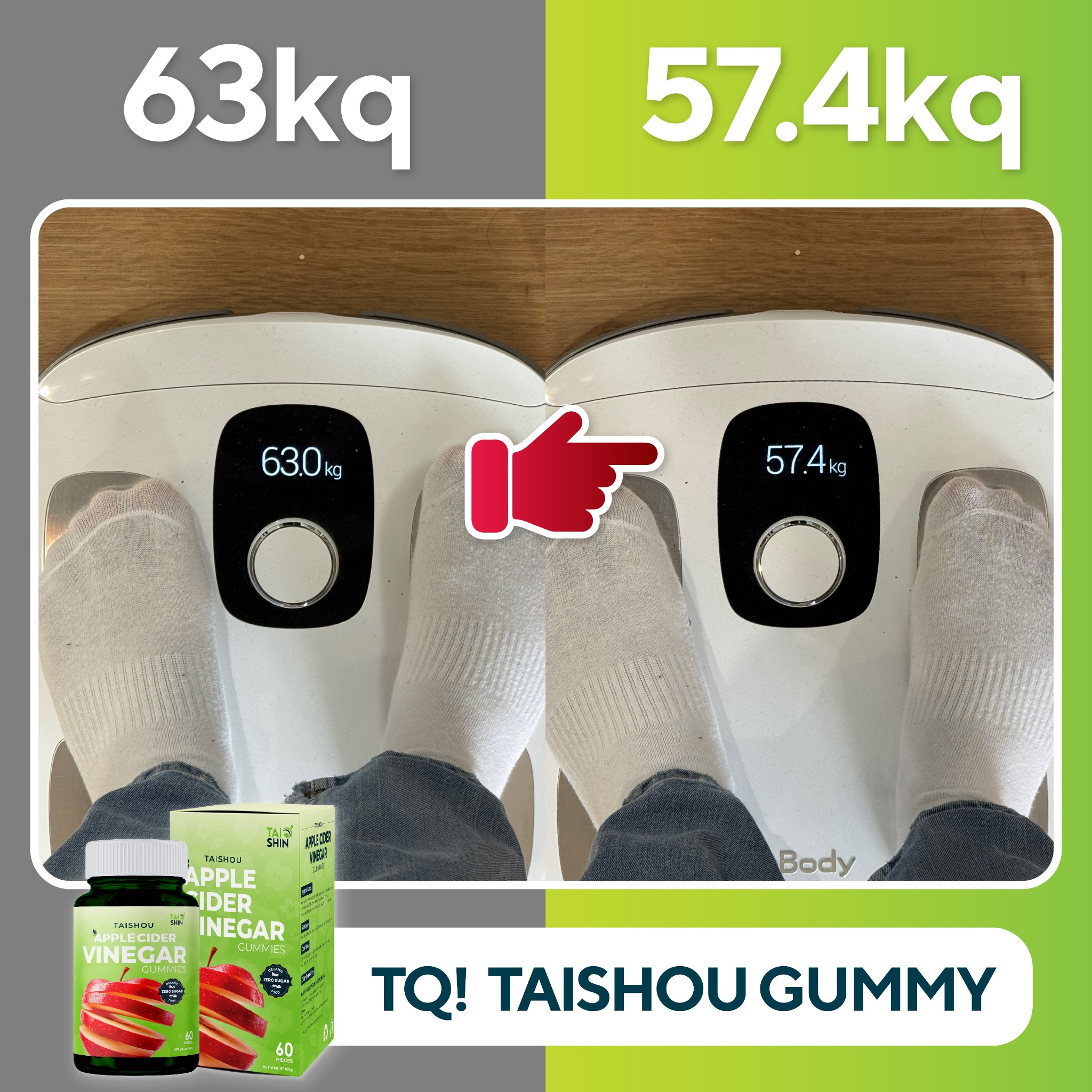 Taishou Apple Cider Gummies Facebook ad