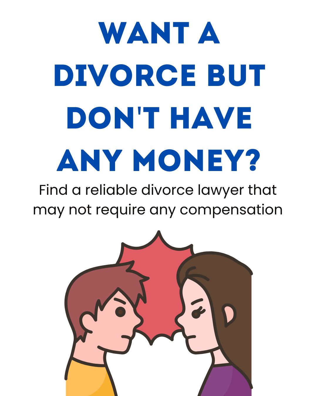 Venture Fund Solutions Facebook ad: Divorce Lawyers for Low Income - A Guide