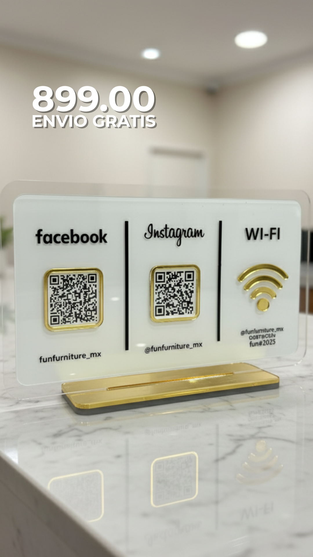 funfurniture_mx Facebook ad: ¡Tu WiFi también puede ser parte de tu imagen! Pide el…