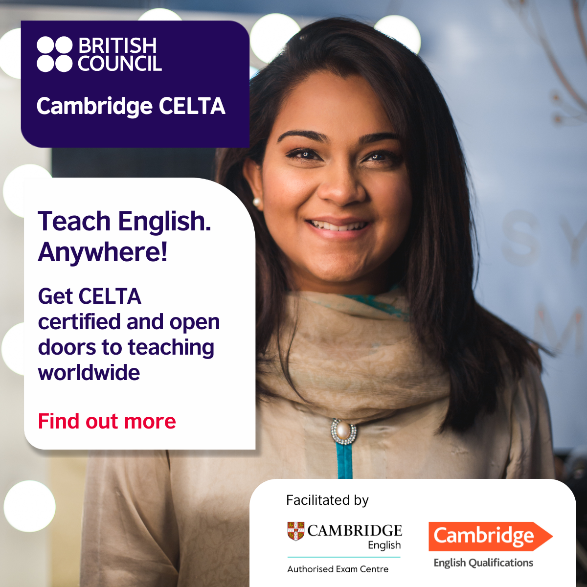 British Council India Facebook ad