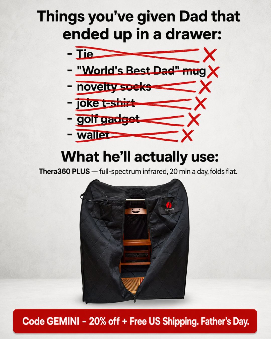 Therasage Facebook ad