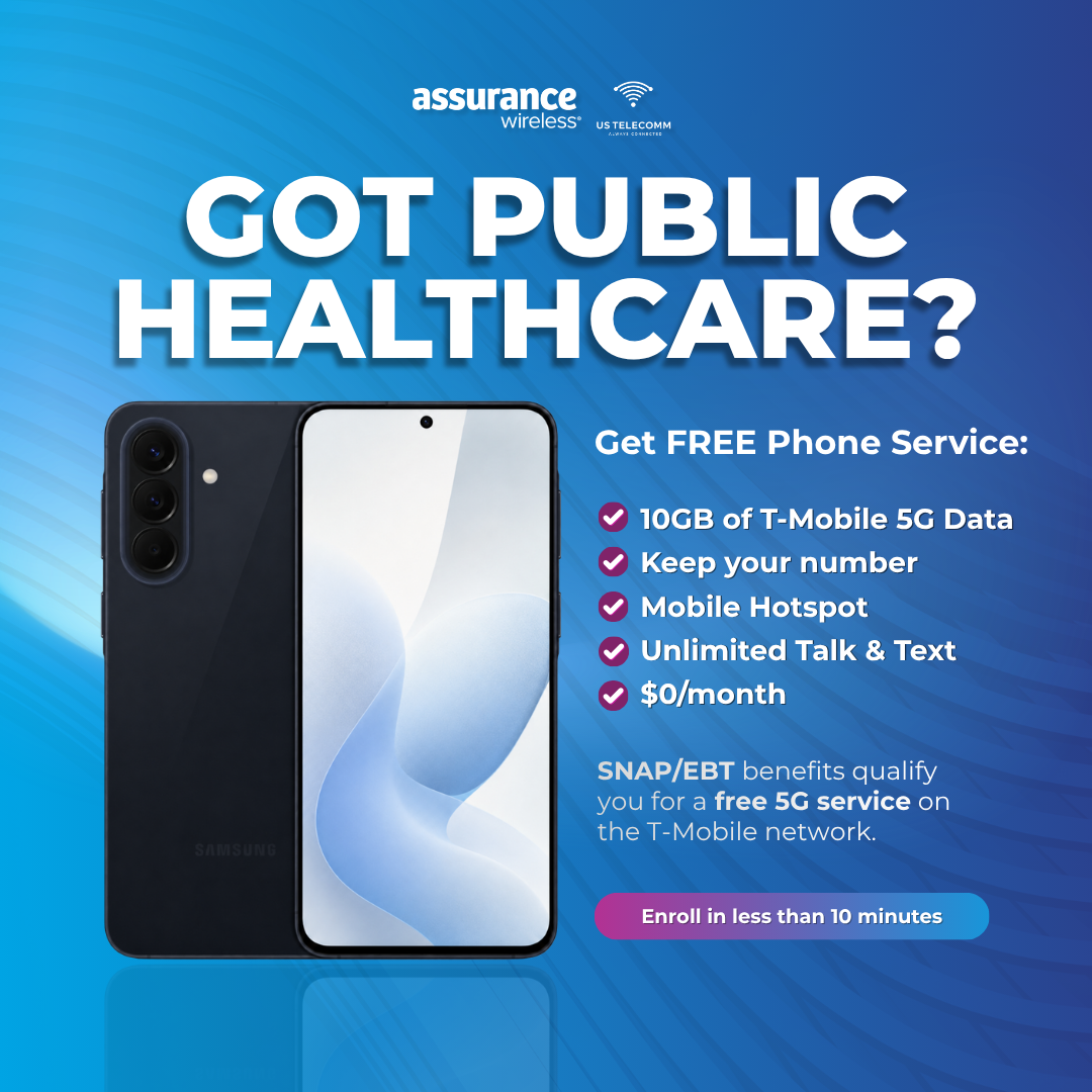 US Telecomm Facebook ad: Free Cell Phone Service Today