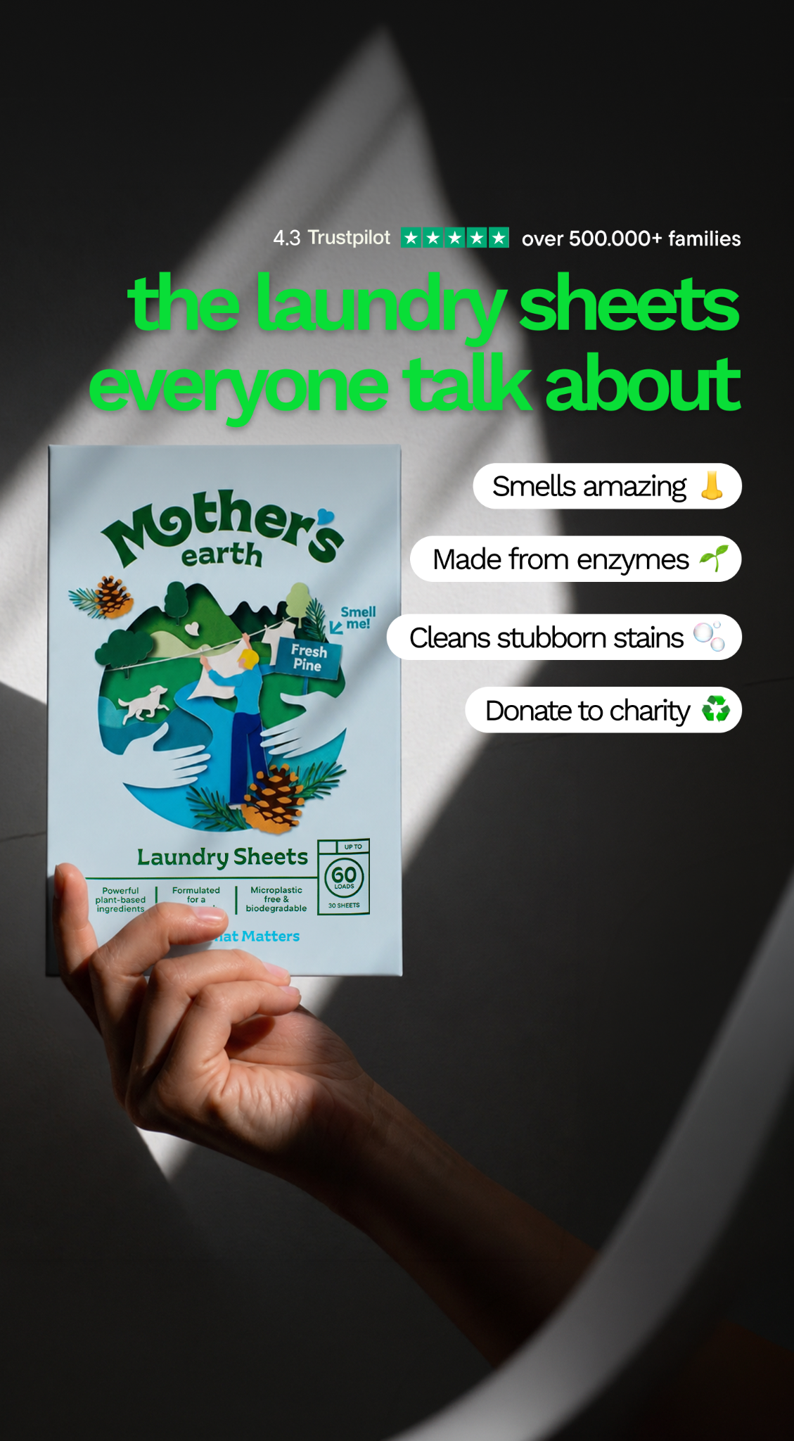 Mothers Earth Facebook ad