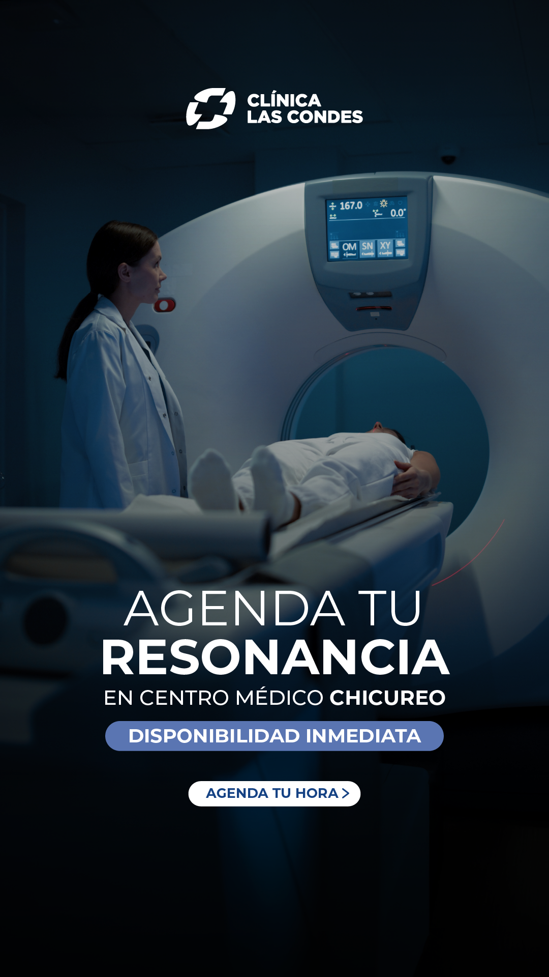 Clínica Las Condes Facebook ad: Agenda tu hora aquí