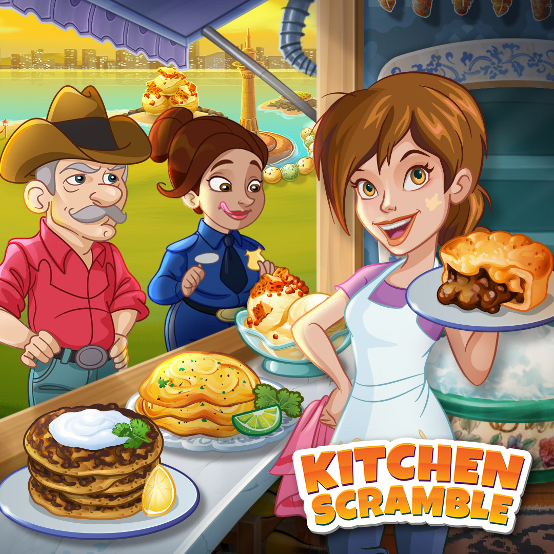 Kitchen Scramble Facebook ad