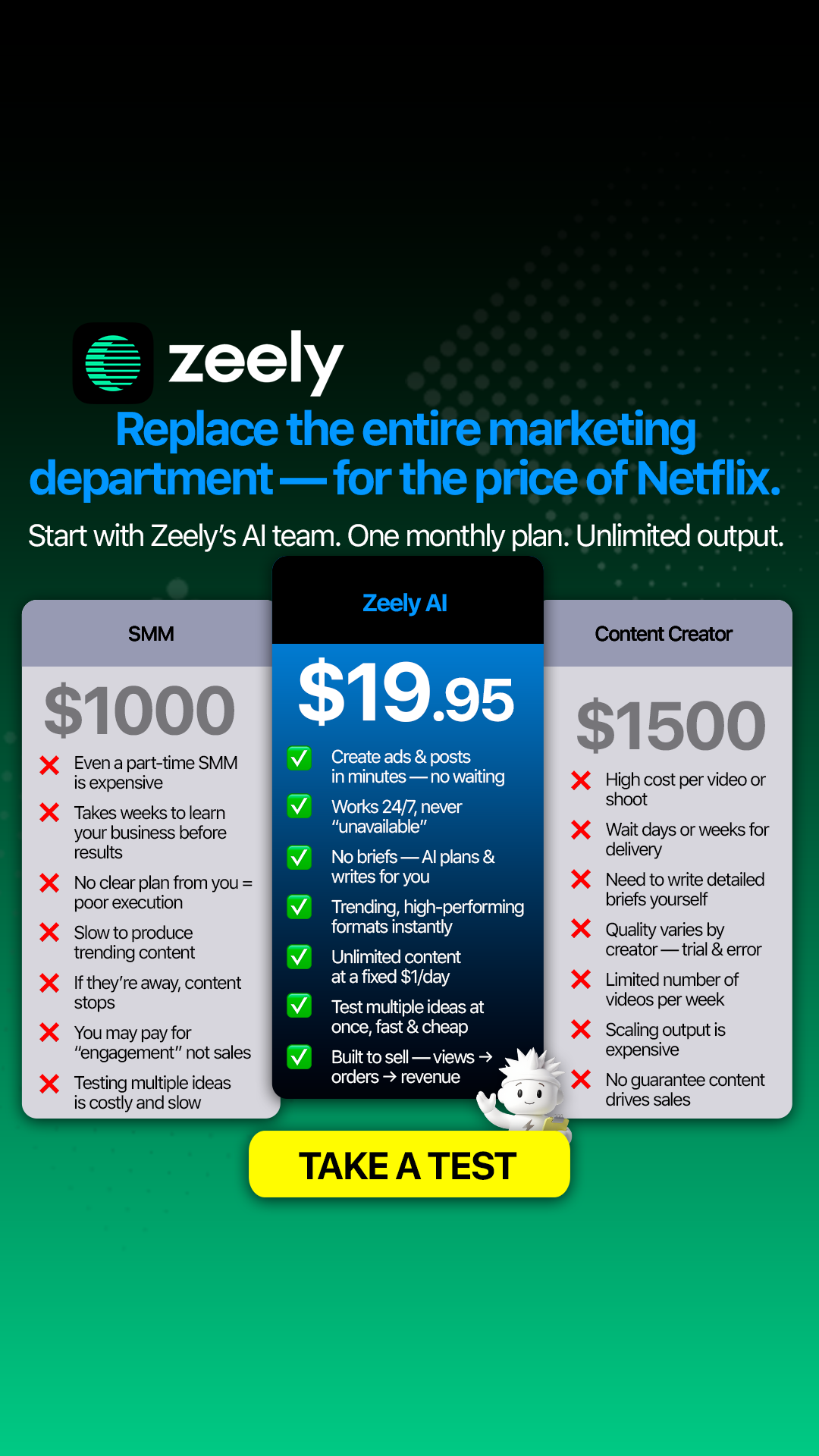 Zeely Facebook ad