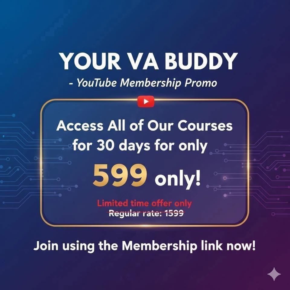 Your VA Buddy Facebook ad: All Access 80+ Pre-Recorded Videos, Updated & Upcoming…