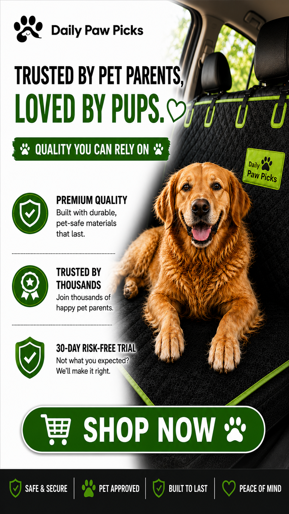 Daily Paw Picks Facebook ad