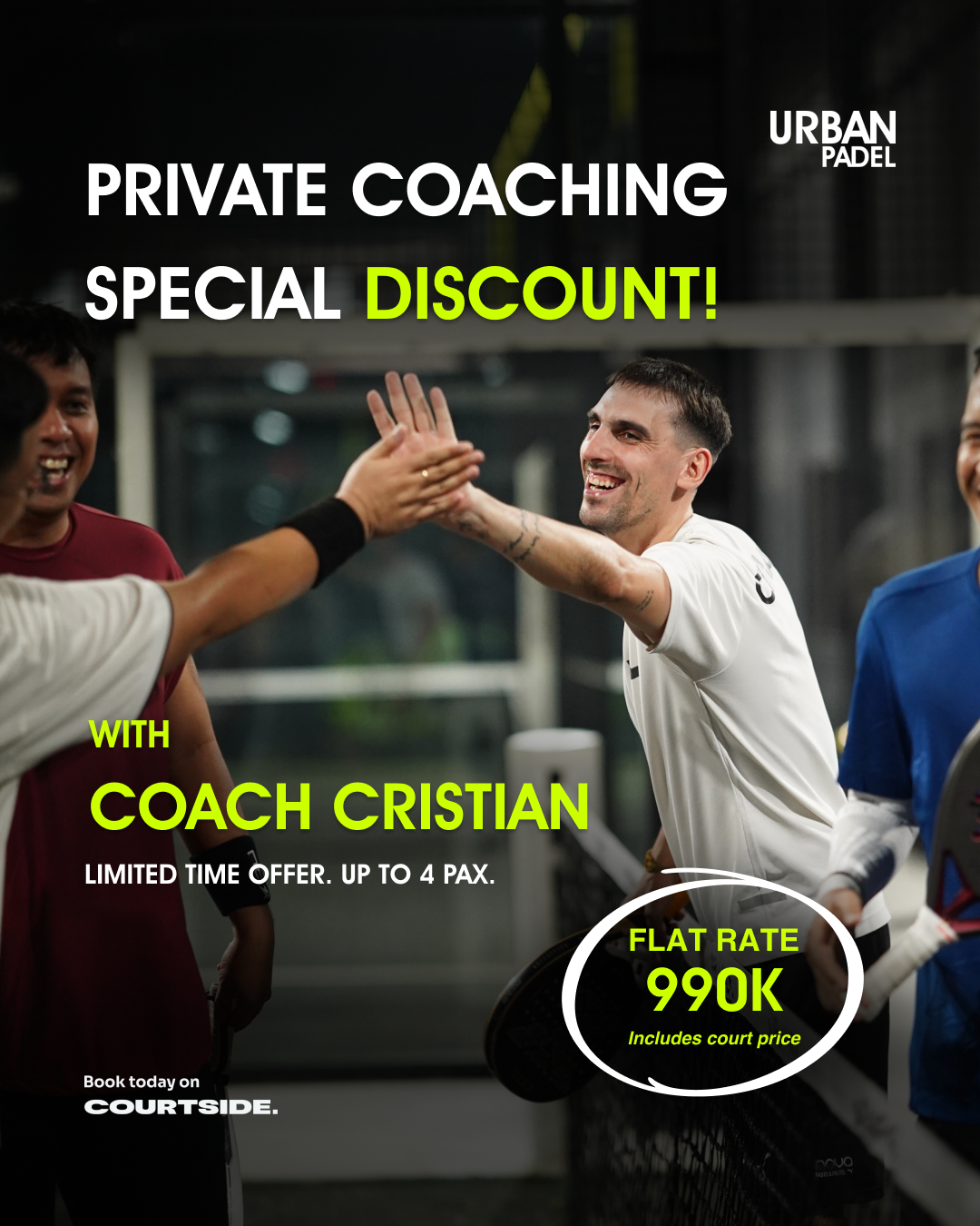 Urban Padel Facebook ad