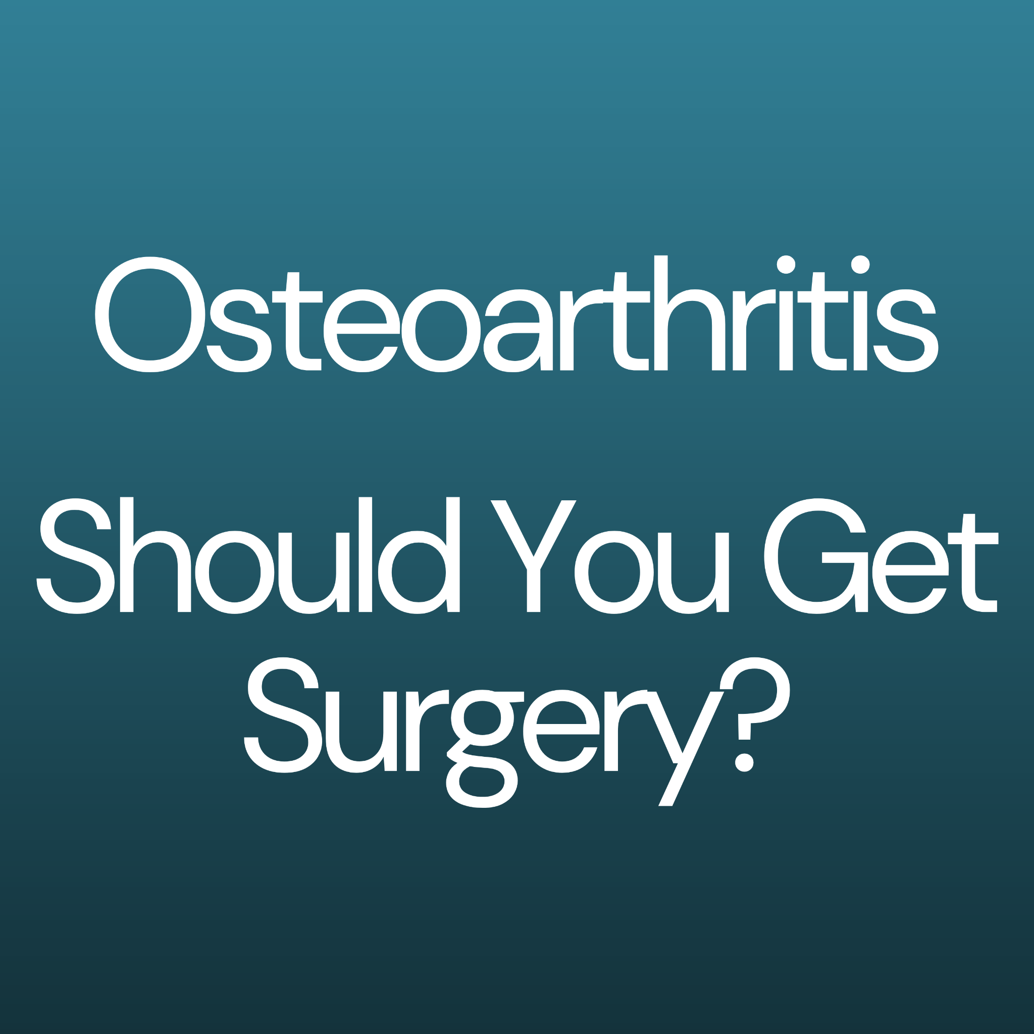 Joint Action Care Facebook ad: Watch Now: The Latest in Osteoarthritis Research
