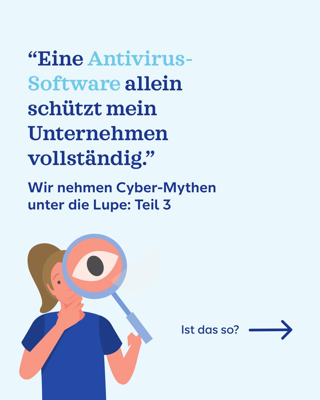 Signal Iduna unternehmensnah Facebook ad: Glaubst du, eine Antivirus-Software reicht für den…