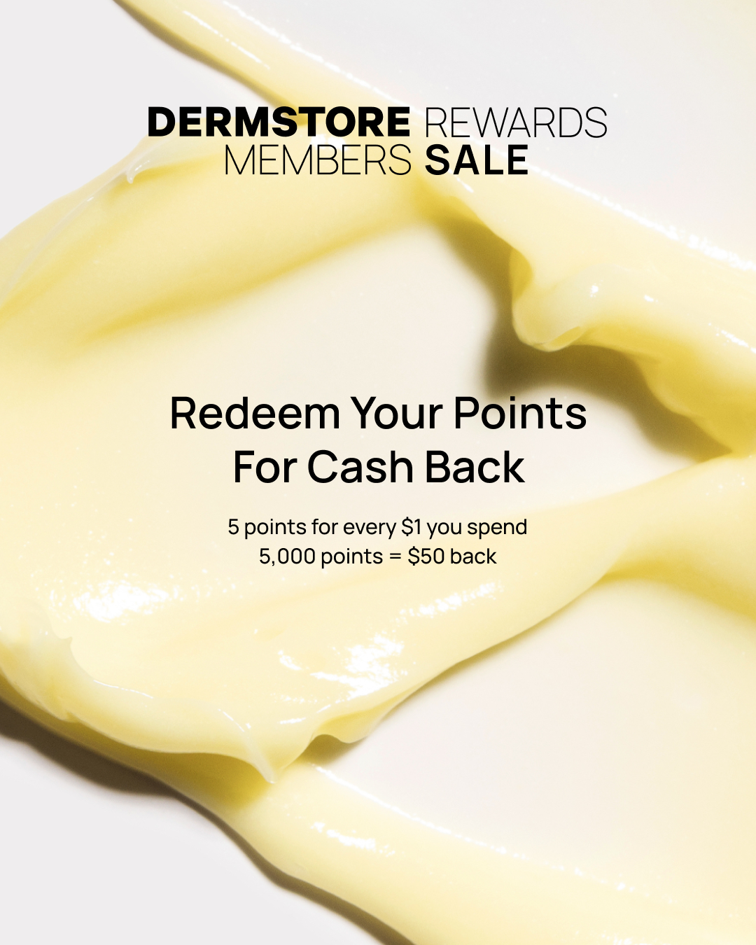 Dermstore Facebook ad: Cash In on Your Routine