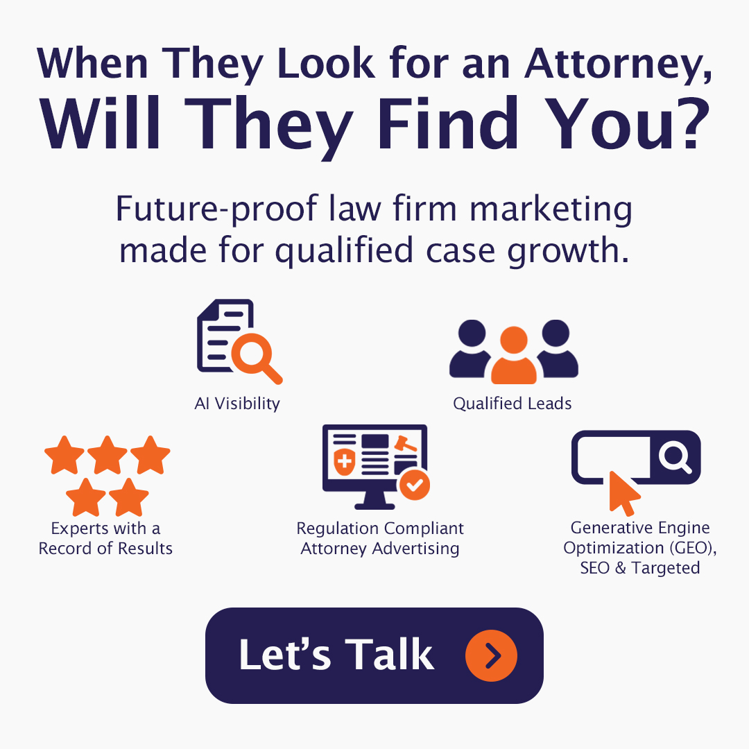 ACS Web Design and SEO Facebook ad: When They Look for an Attorney, Will They Find You?