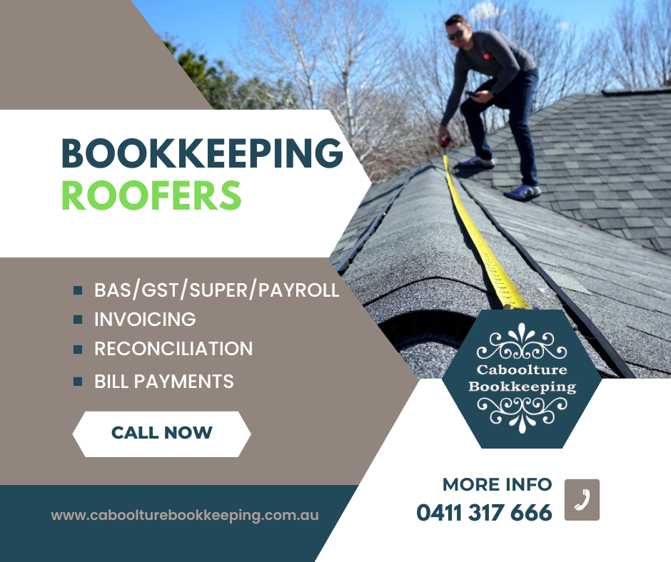 Caboolture Bookkeeping Facebook ad: Bookkeeping for Roofers