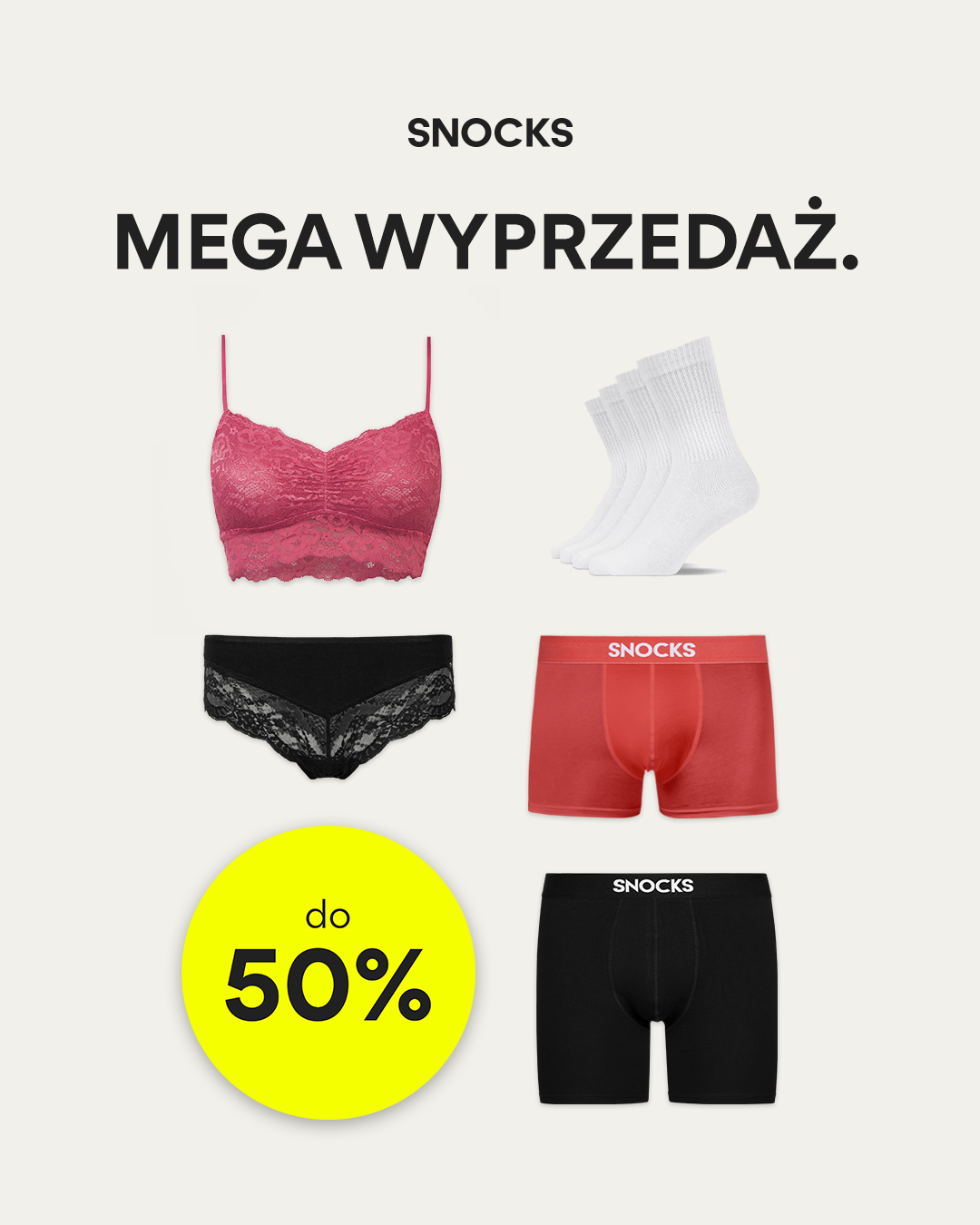 Snocks Facebook ad