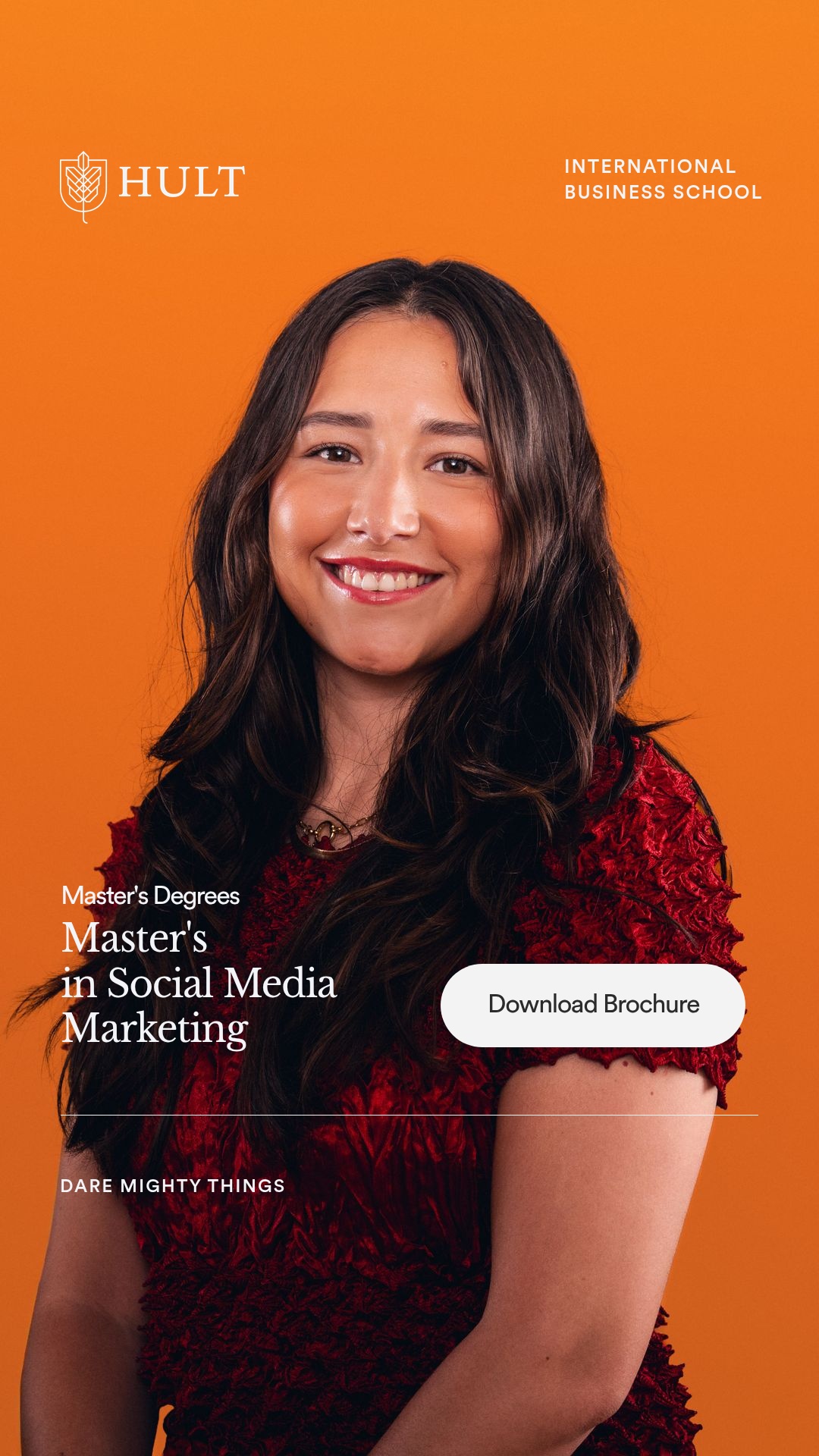 Hult International Business School Facebook ad from Mar 19, 2026