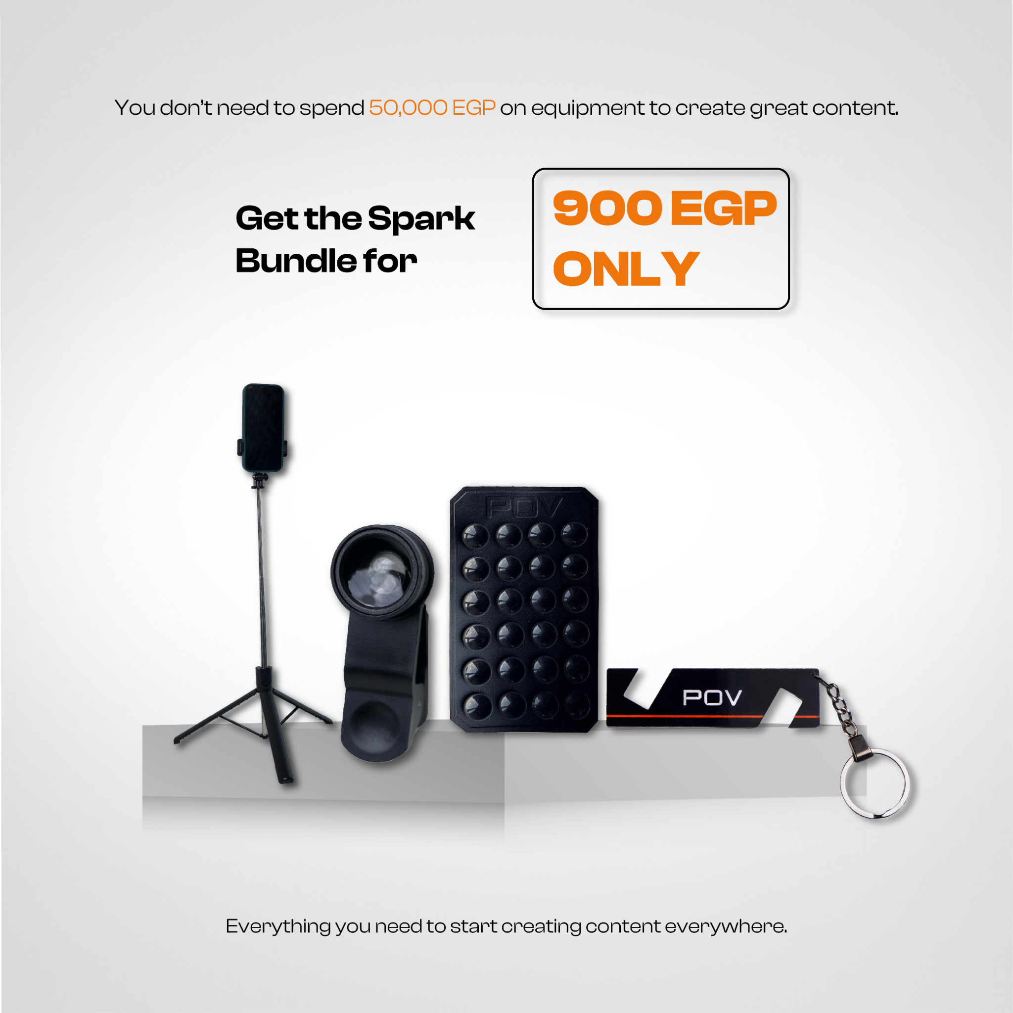 eg.pov Facebook ad: 4 must-haves. One insane deal.