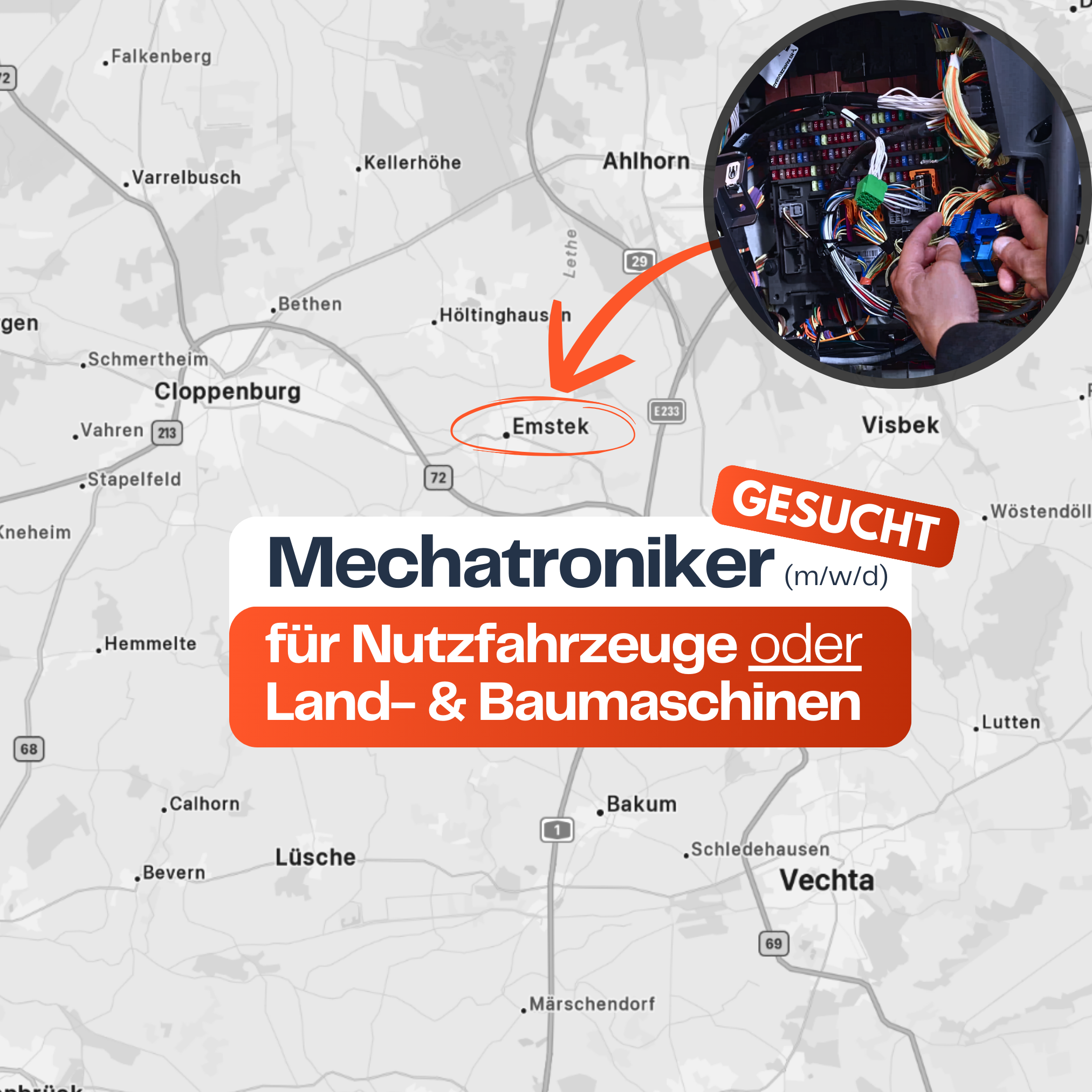 Evocontec Jobs Facebook ad: NFZ-Mechatroniker (m/w/d) gesucht