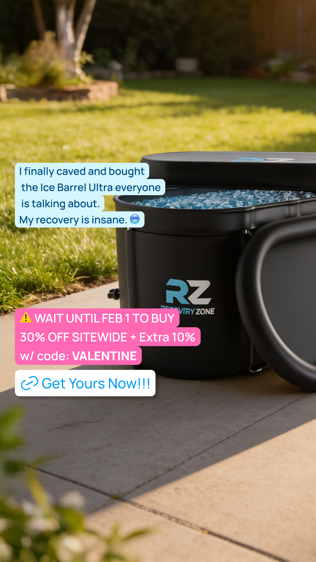 Recovry Zone Facebook ad