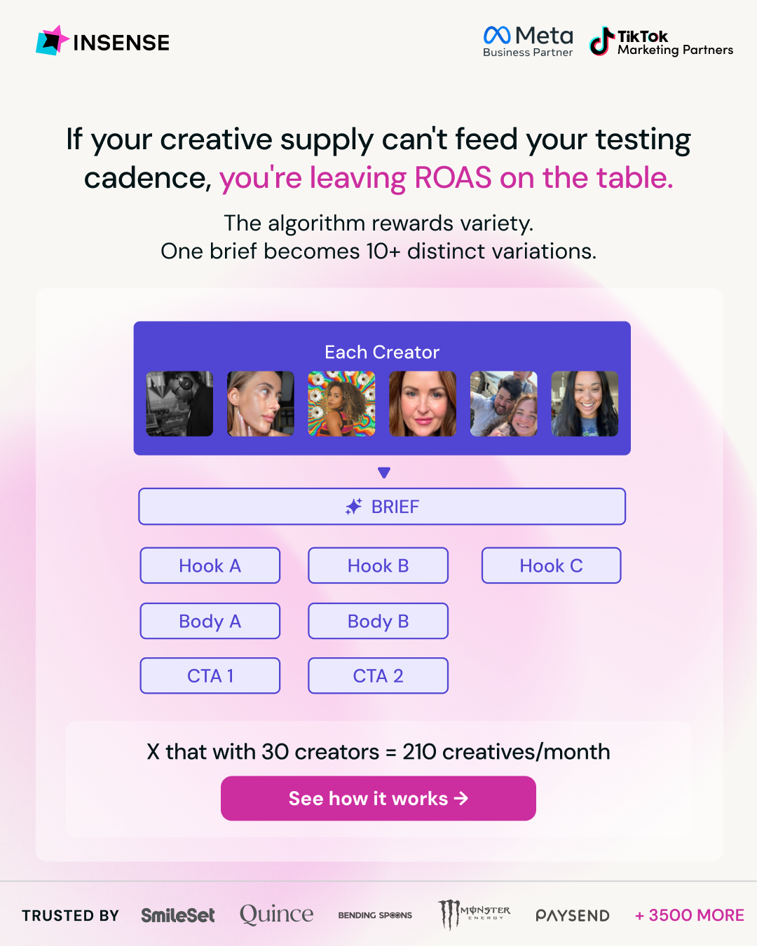 Insense Facebook ad