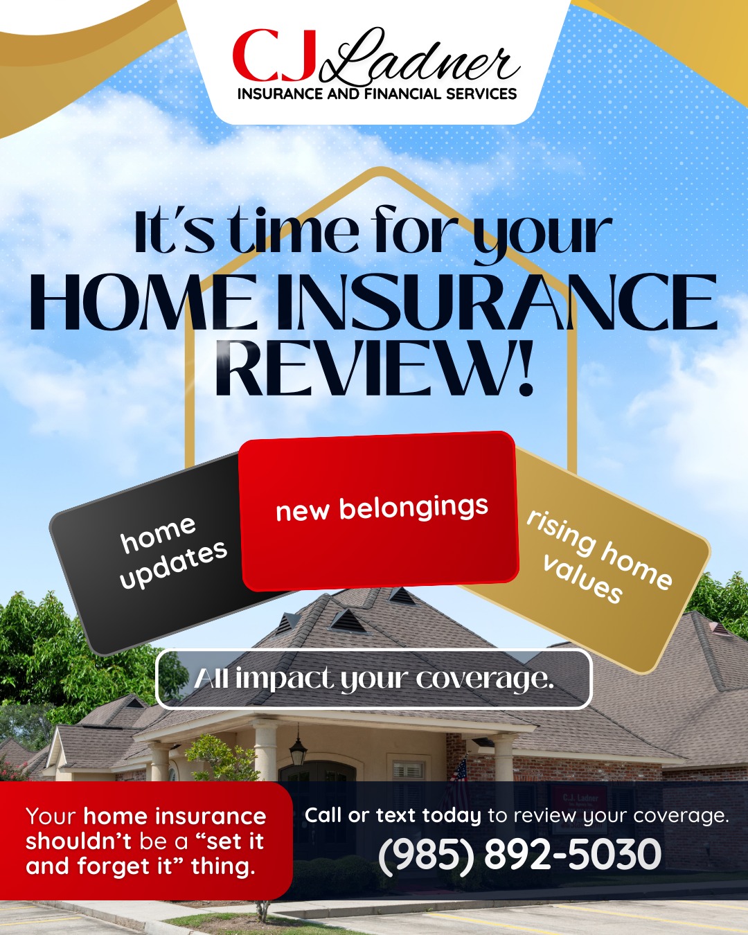 C J Ladner - State Farm Agent Facebook ad: Did you know?