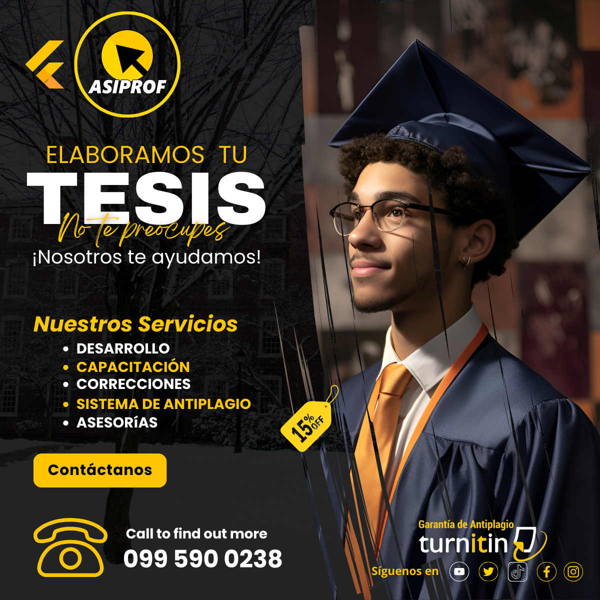Tesis y Proyectos Académicos Cuenca Facebook ad: Chatea con nosotros en WhatsApp escribiéndonos al 099…