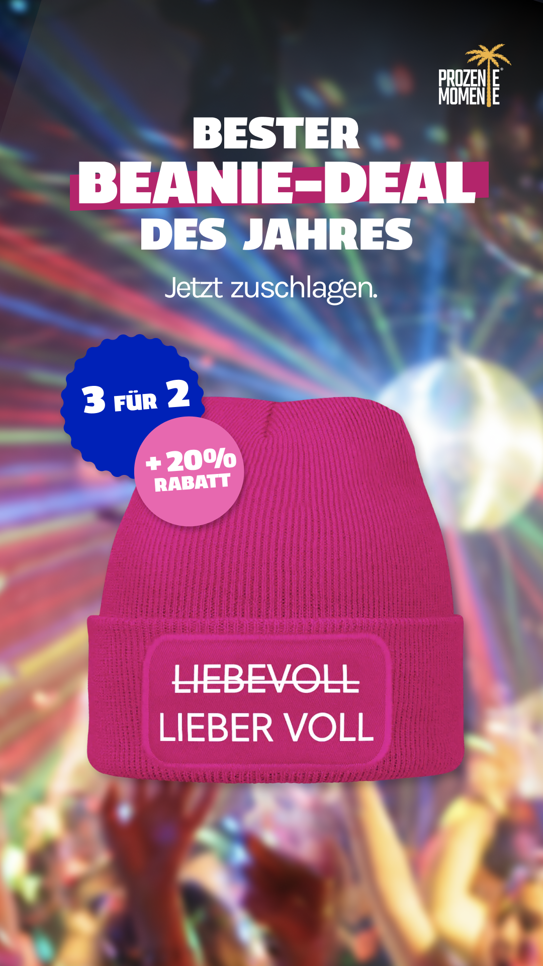 Prozente Momente Facebook ad