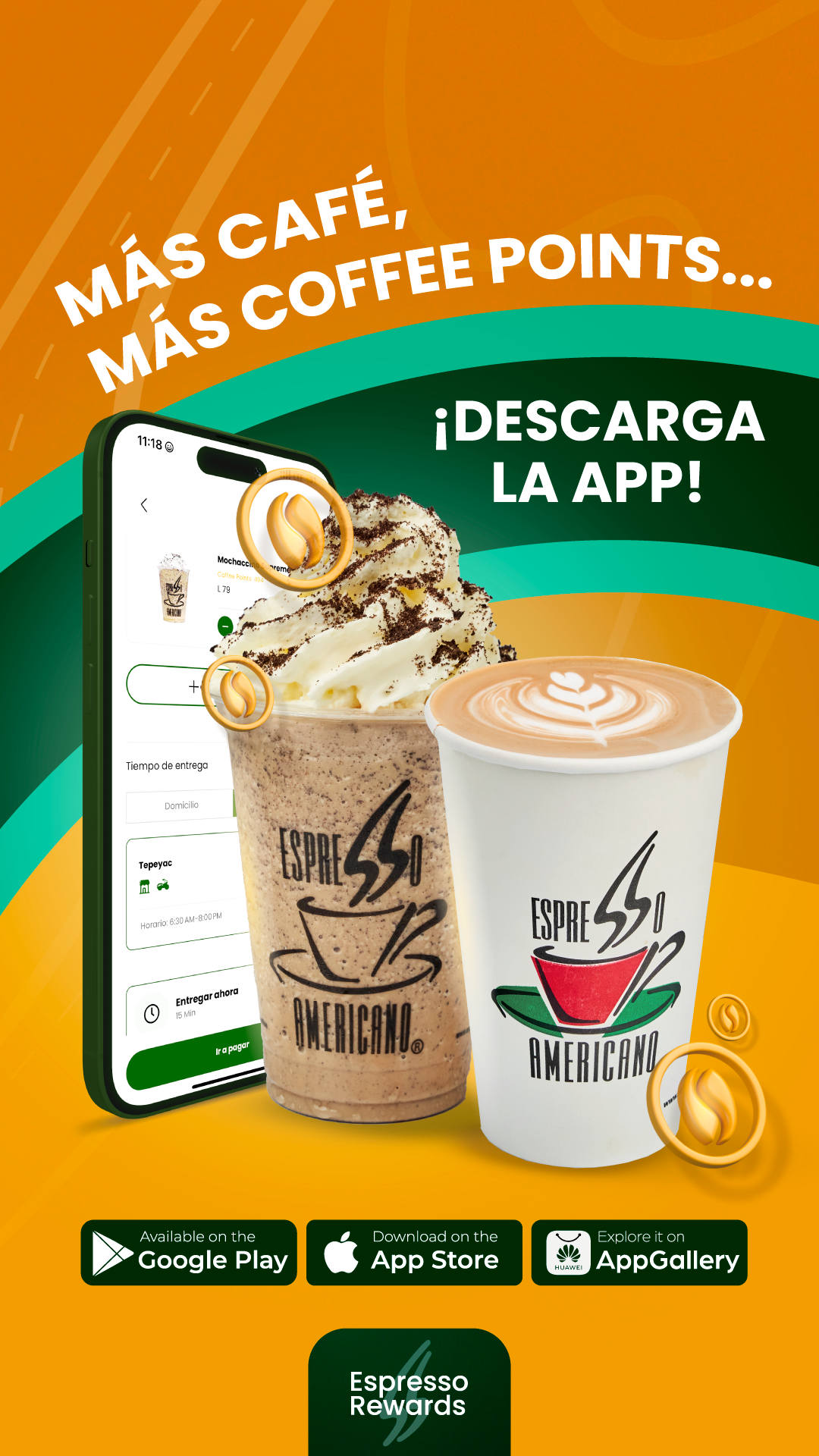 Espresso Americano Facebook ad