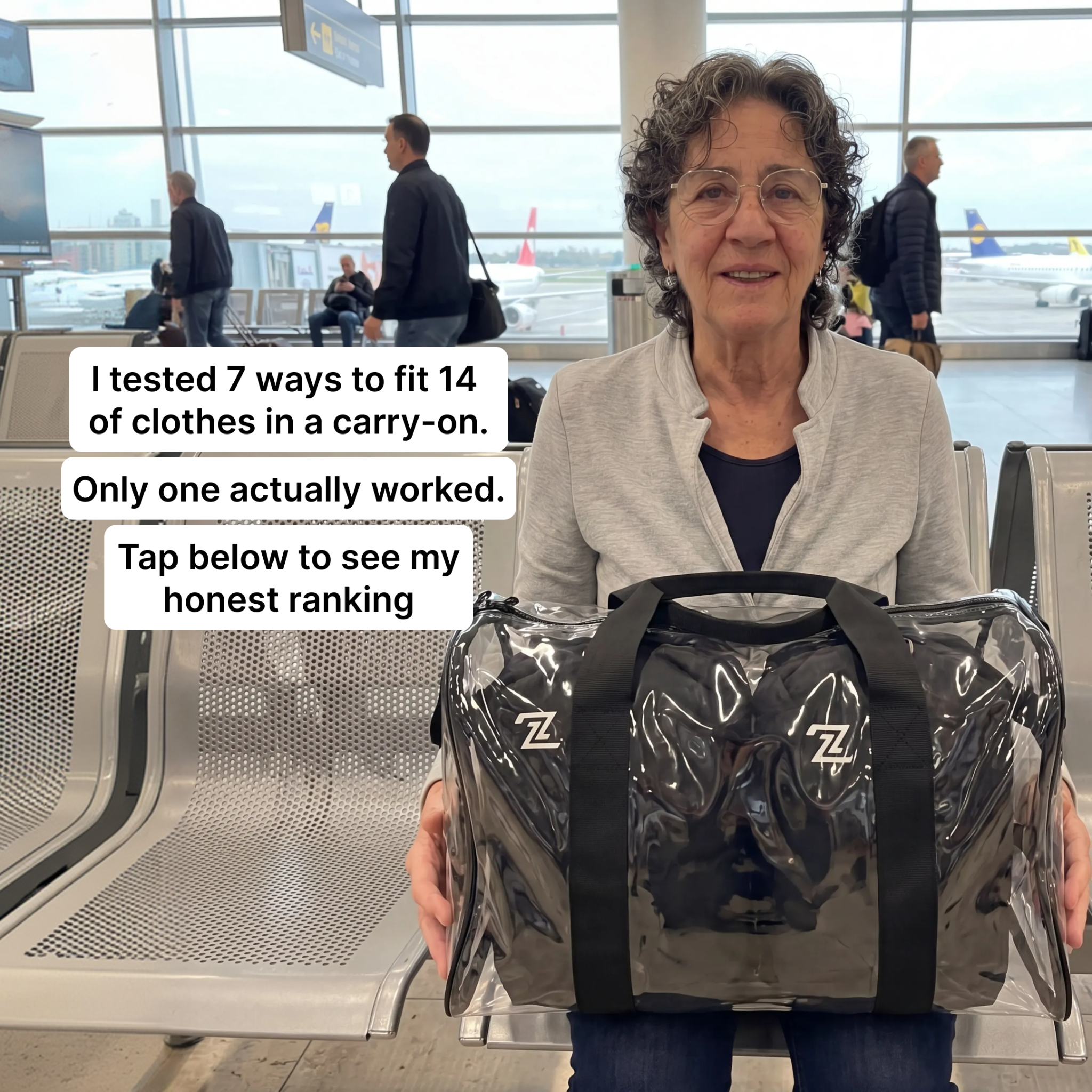 Travel With Michelle Facebook ad: How I Fit 14 Days of Clothes in a Carry-On