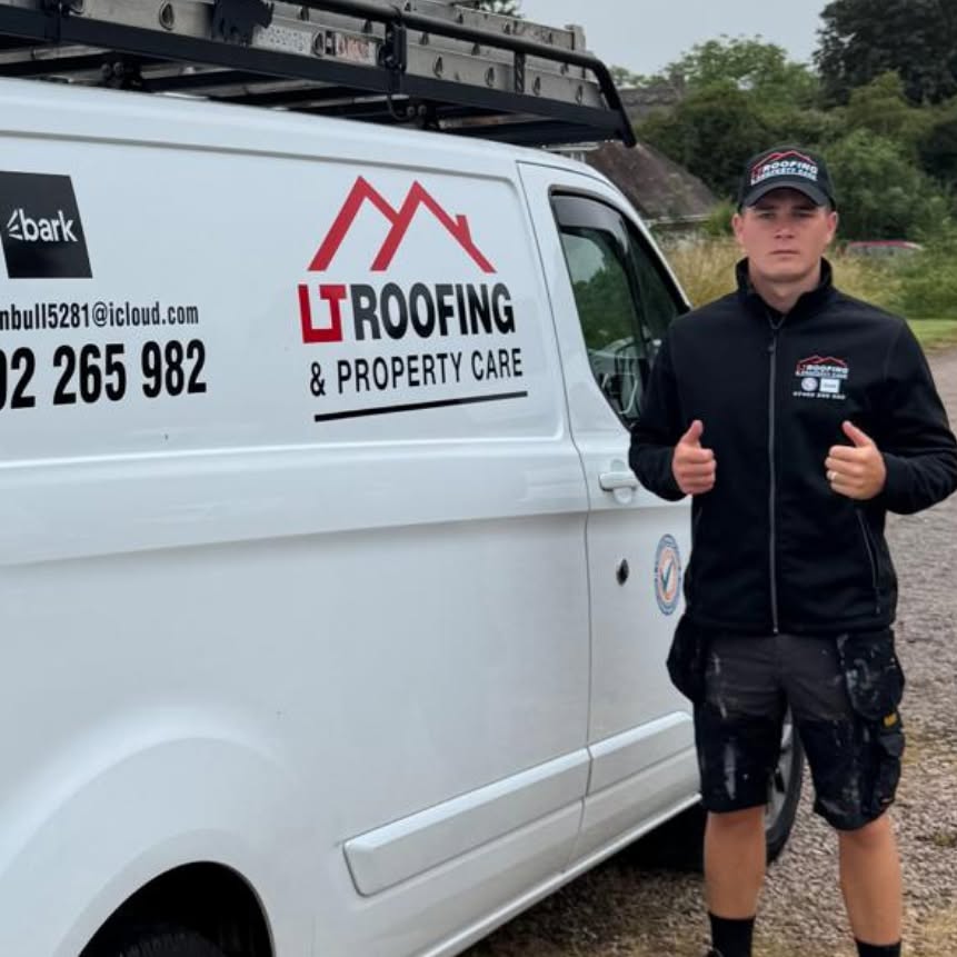LT roofing and property care Facebook ad