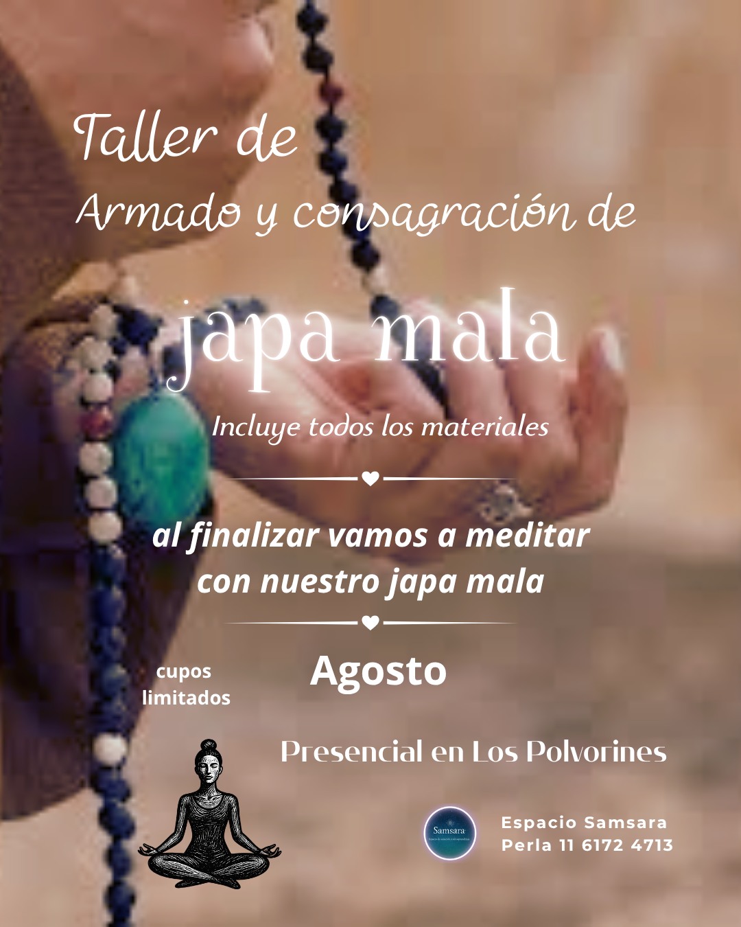 Samsara Facebook ad: Julio y agosto en SAMSARA