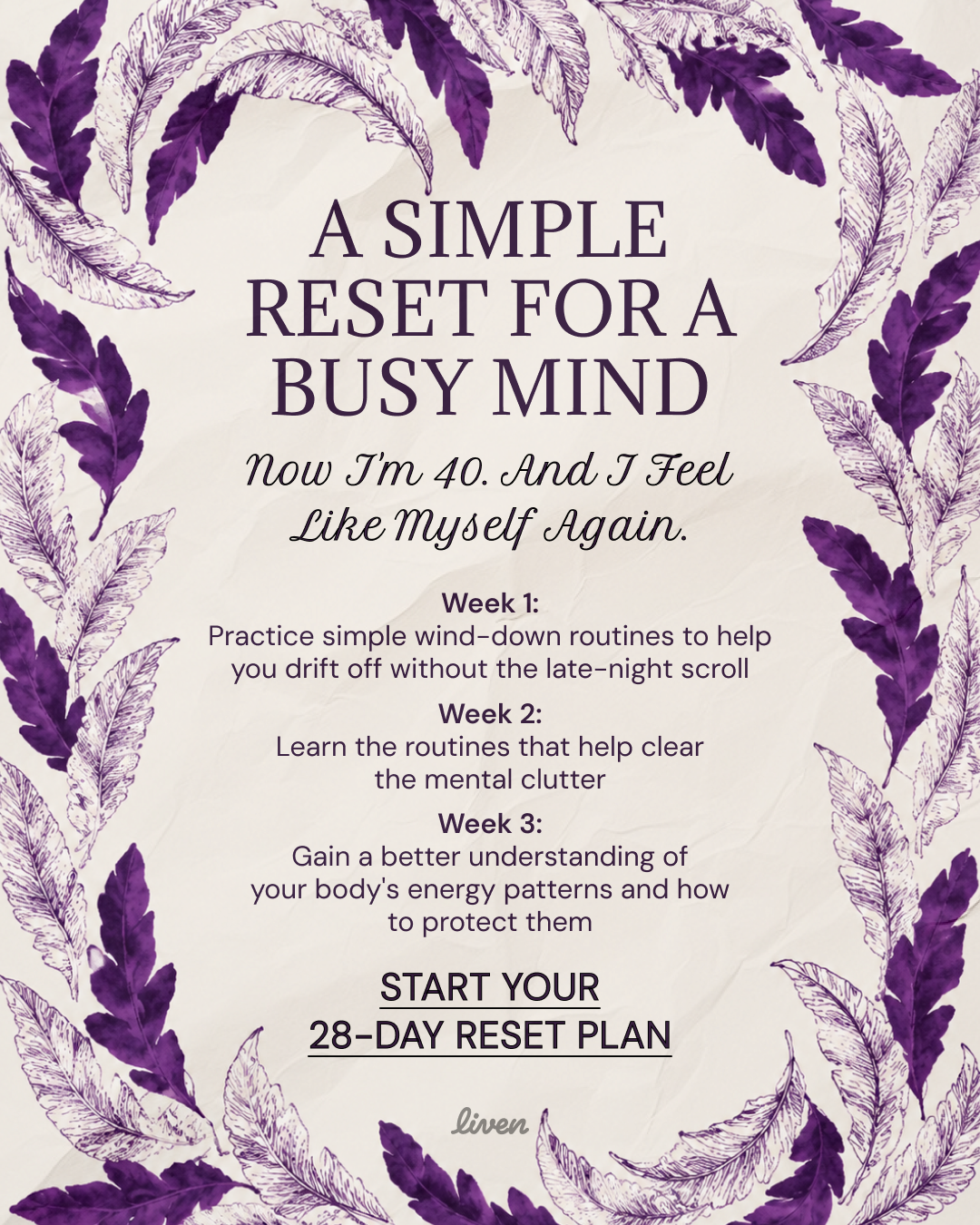 Olivia Reed Facebook ad