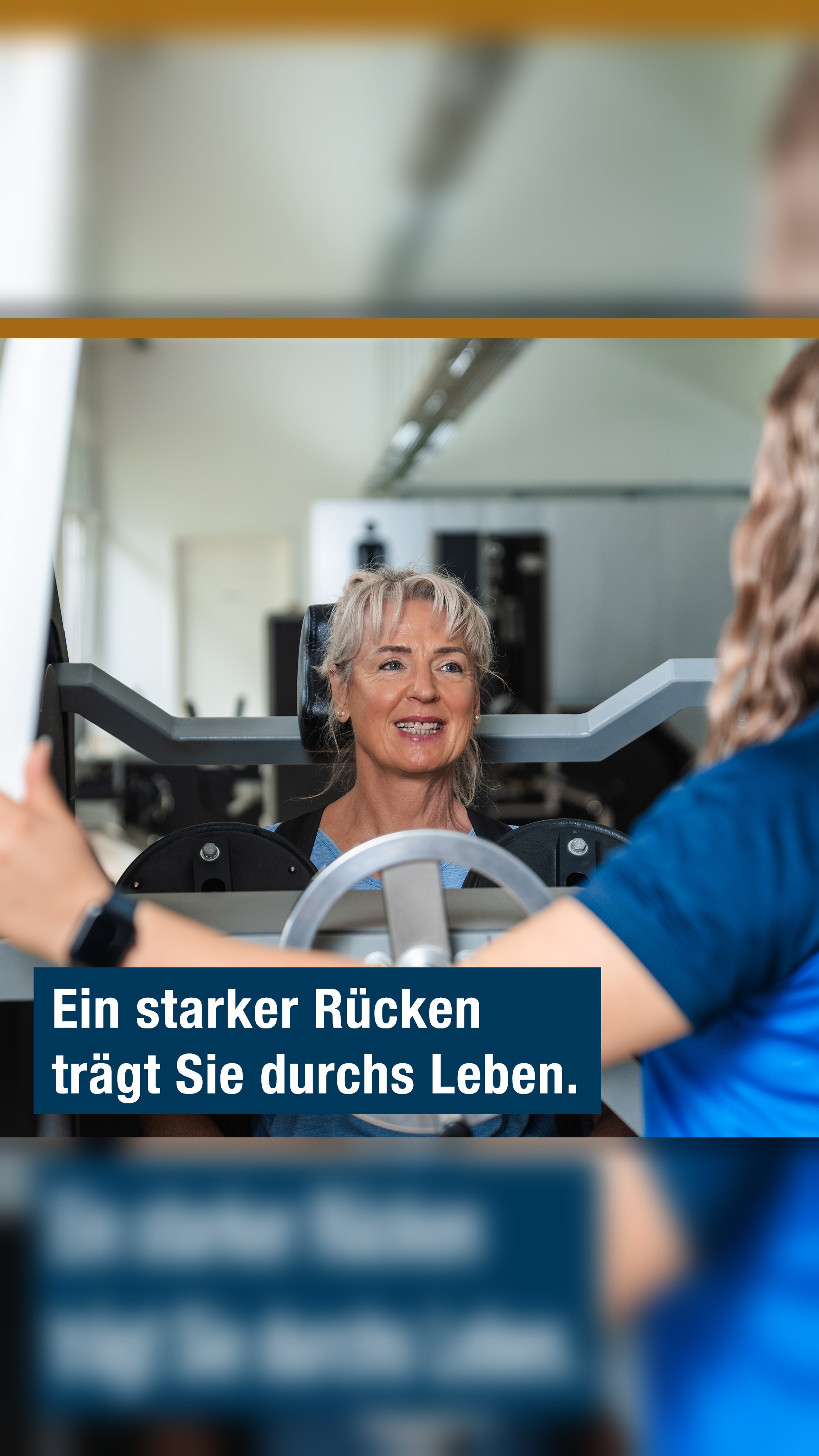 Kieser Böblingen Facebook ad: Ein starker Rücken trägt Sie durchs Leben - 6 Wochen testen!