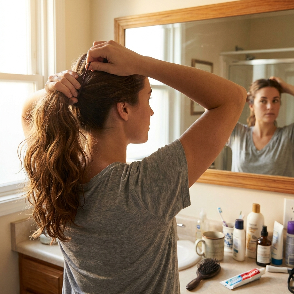 Hair Health Report Facebook ad: Read this if your hair is thinning.