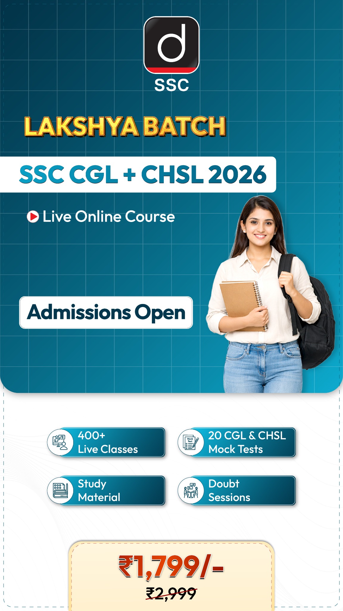 Drishti SSC Facebook ad