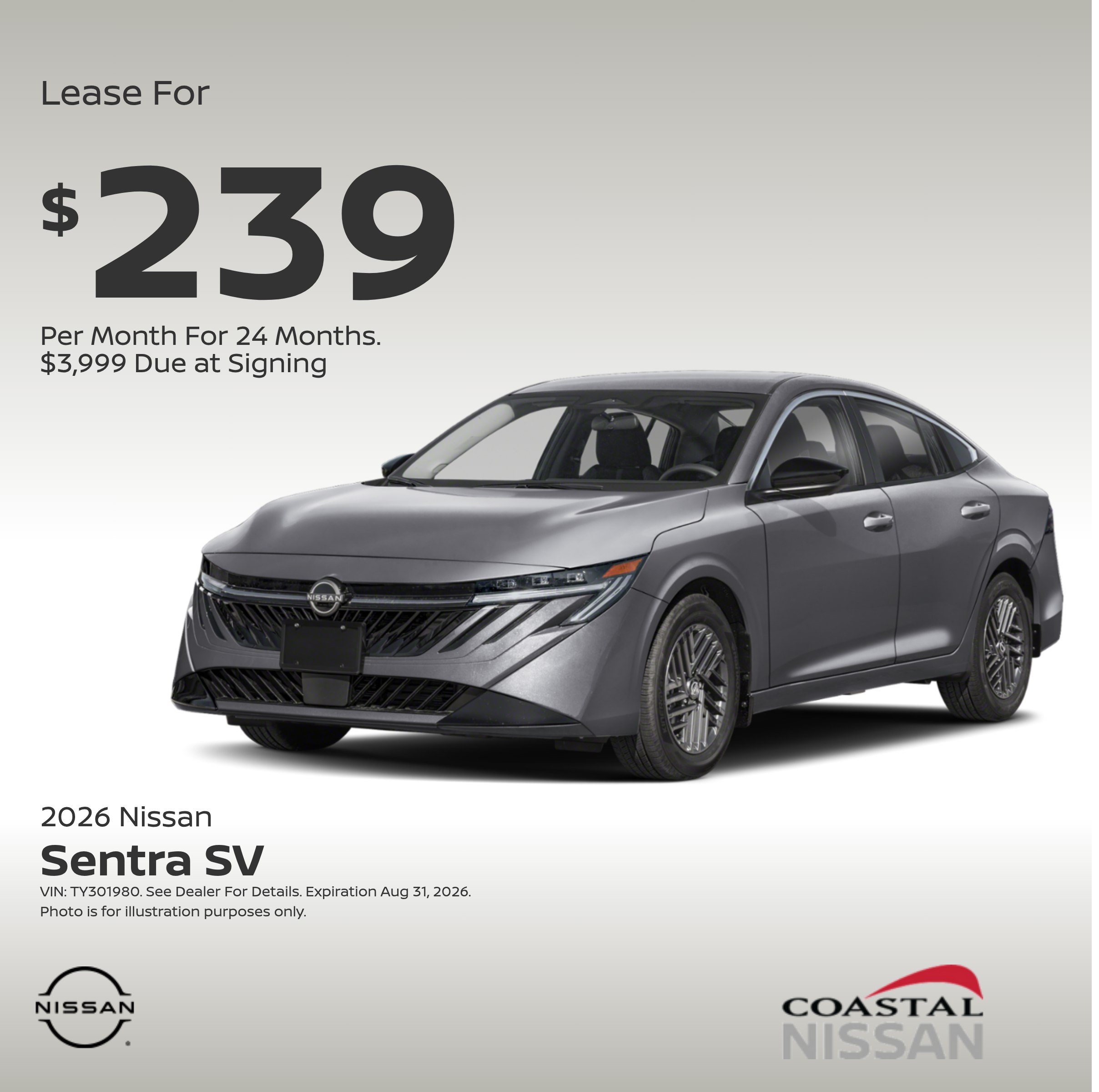 Coastal Nissan Facebook ad: We are enhancing our accessory offer to $400…