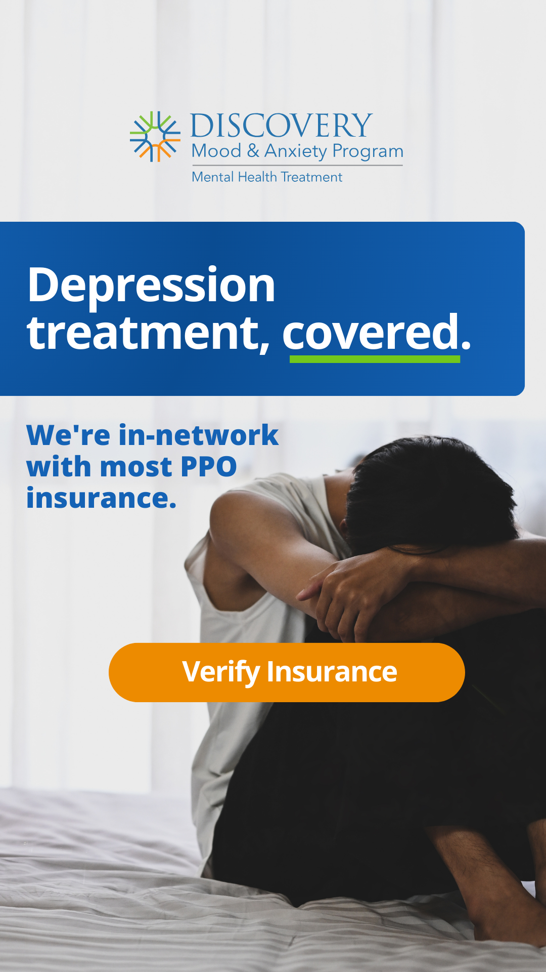 Discovery Mood & Anxiety Program Facebook ad from Feb 12, 2026