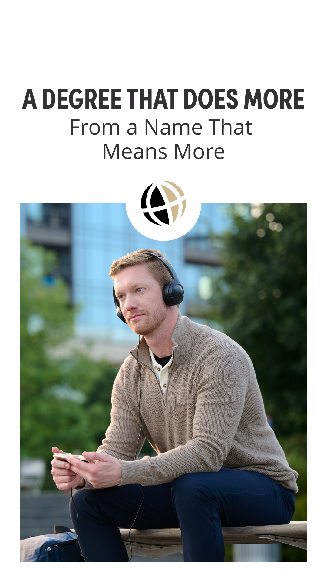 Purdue Global Facebook ad