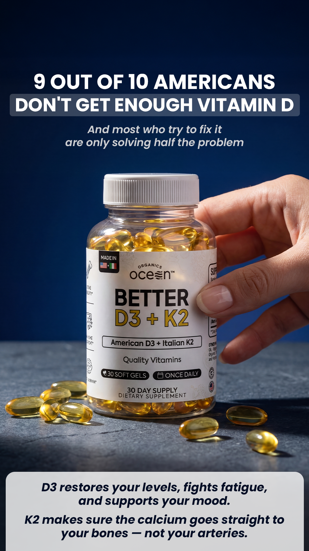 Organics Ocean Facebook ad